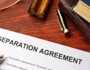 The most important document in a divorce is the Separation Agreement